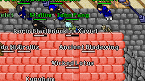 Knuckles Xaviel on screen