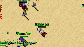 Egarax on screen