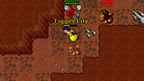 Tigger Lily on screen