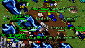 Lady Top on screen
