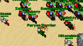 Furyon Warrior on screen