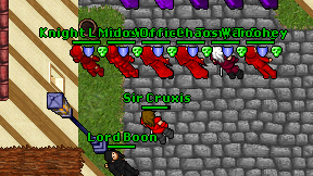 Sir Cruxis on screen