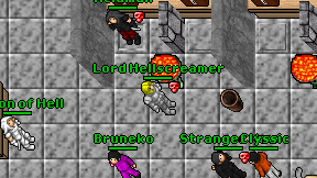 Lord Hellscreamer on screen