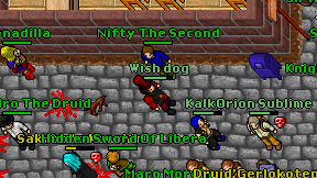 Wish dog on screen