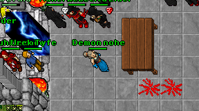 Demon nohe on screen