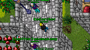 Kod archer on screen