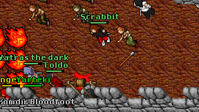 Scrabbit on screen