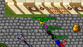 Devaztacion on screen