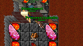 Princess Isabella on screen