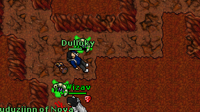 Dulloky on screen