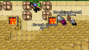 Drack Sindo on screen