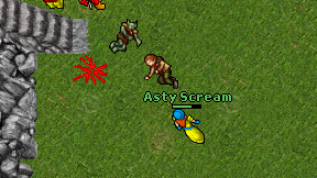 Asty Scream on screen