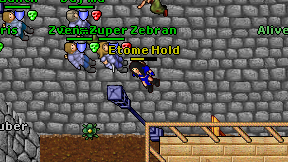 Etome Hold on screen