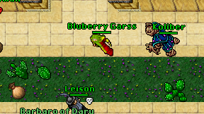 Bluberry Garss on screen