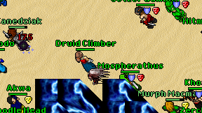 Druid Climber on screen