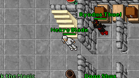 Nekro Blade on screen