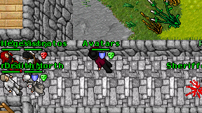 Avatars on screen