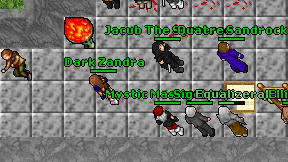 Dark Zandra on screen