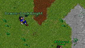 Demon-Dark Knight on screen