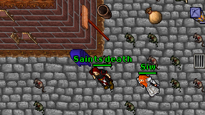 Saints death on screen