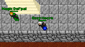 Ozzy Necro on screen