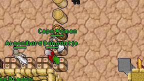 Capn Woman on screen