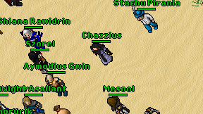 Chazzius on screen