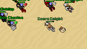 Xaero Knight on screen
