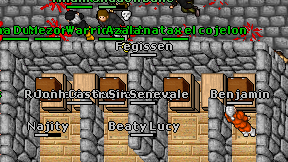 Fegissen on screen