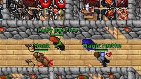 Lady Batrice on screen