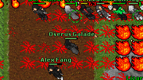 Oserus Galade on screen