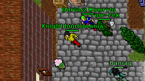 Knight huntowania on screen
