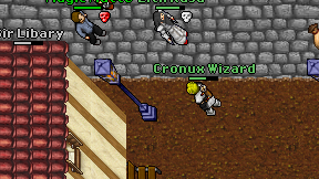 Cronux Wizard on screen
