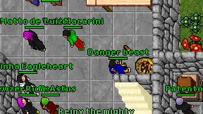 Danger beast on screen