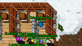 Dimy Warior on screen