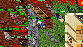 Scots Archer on screen