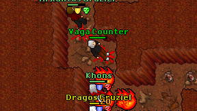 Vaga Counter on screen