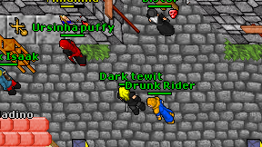 Dark tewit on screen
