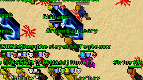 Arcon Battlecry on screen