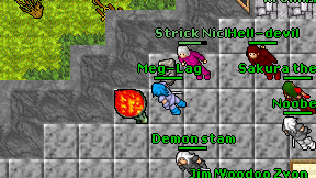 Meg-Lag on screen
