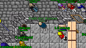 Palli der Runen on screen