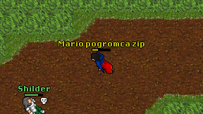 Mario pogromca zip on screen