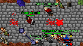 Foxi druid on screen