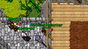 Healing Monster on screen