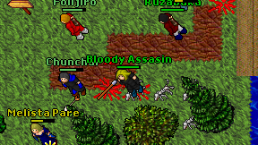 Bloody Assasin on screen
