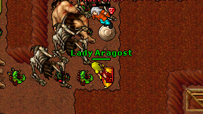 Lady Aragost on screen