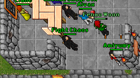 Fight Chaos on screen