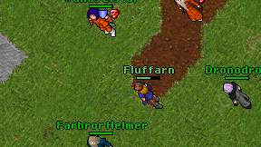 Fluffarn on screen