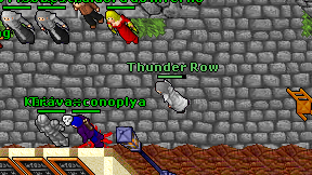 Thunder Row on screen