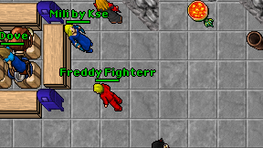 Freddy Fighterr on screen